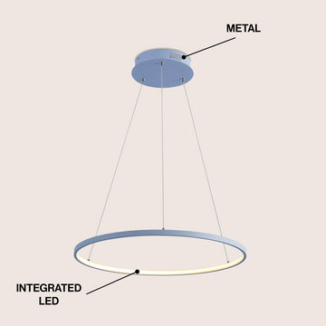 Brice Modern Contemporary Iron Integrated LED Pendant
